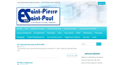 Desktop Screenshot of ecole-st-pierre-st-paul.com